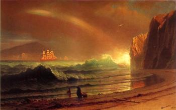 Albert Bierstadt : The Golden Gate